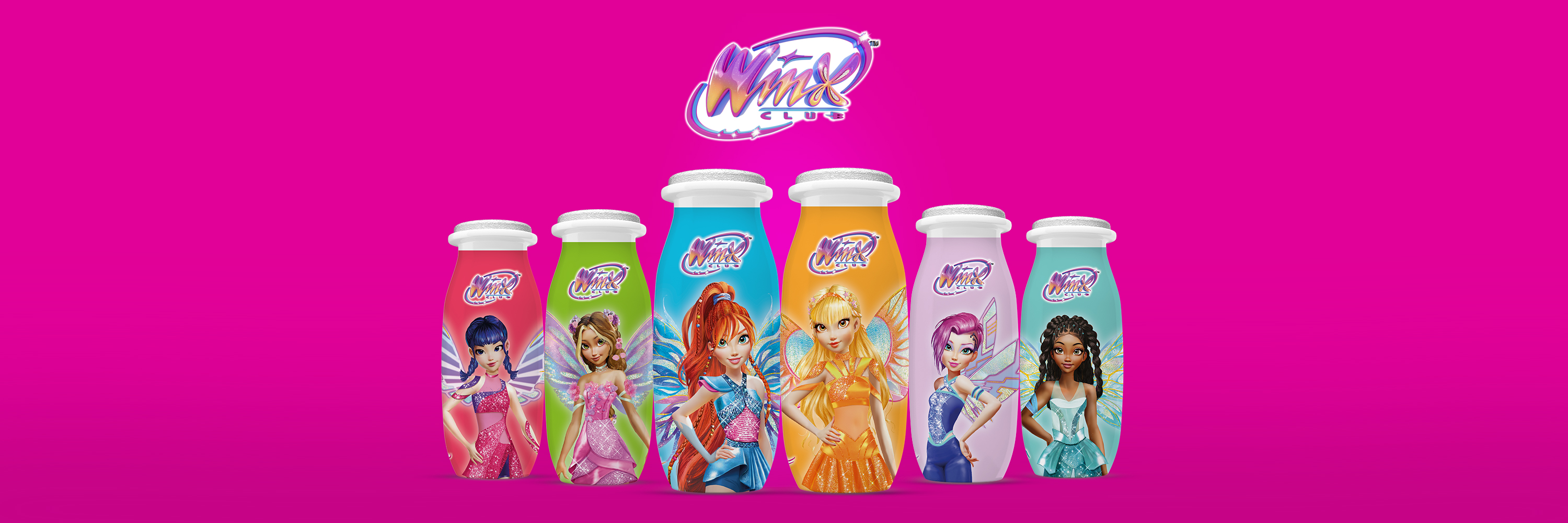 ACTIMEL E WINX CLUB: tutti i personaggi della gamma.