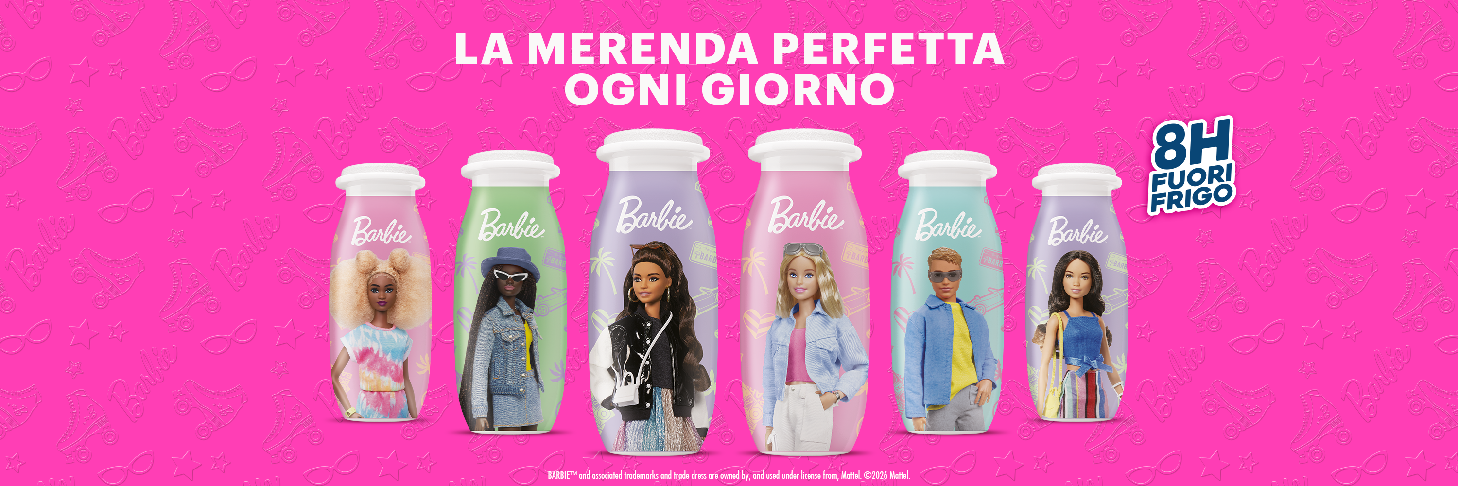ACTIMEL E BARBIE: tutti i personaggi della gamma.