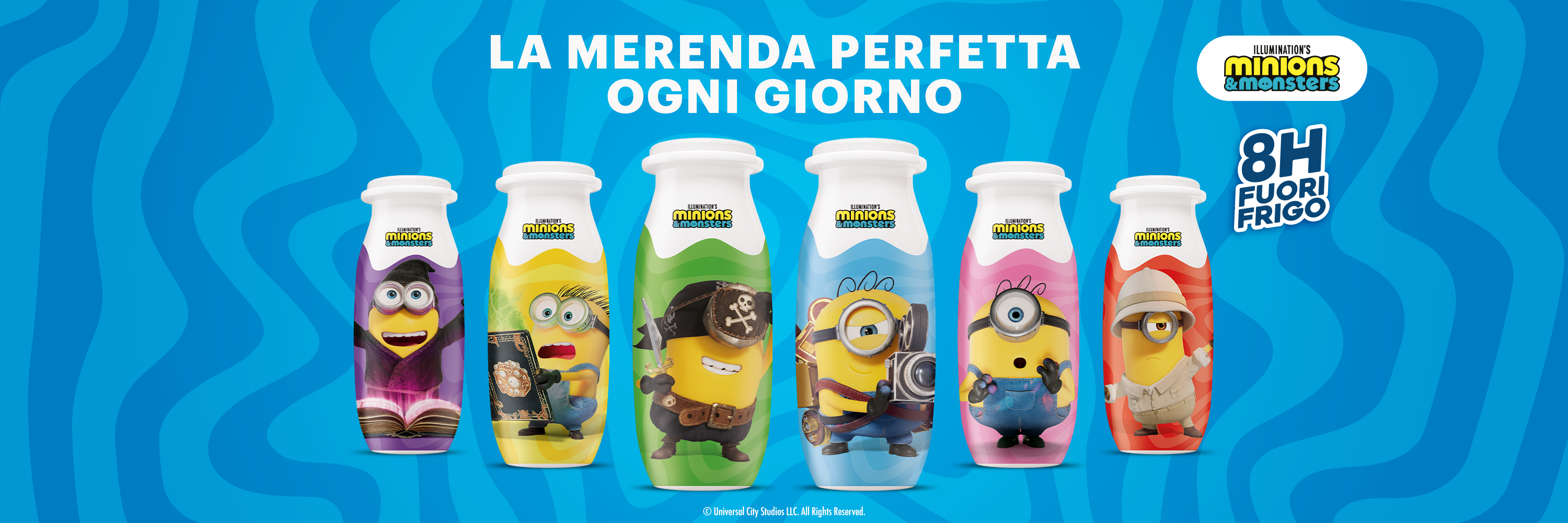 ACTIMEL E MINIONS: tutti i personaggi della gamma.
